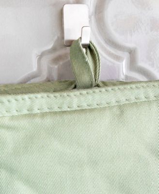 Ribbed Silicone Cotton Twill Oven Mitt, Set of 2