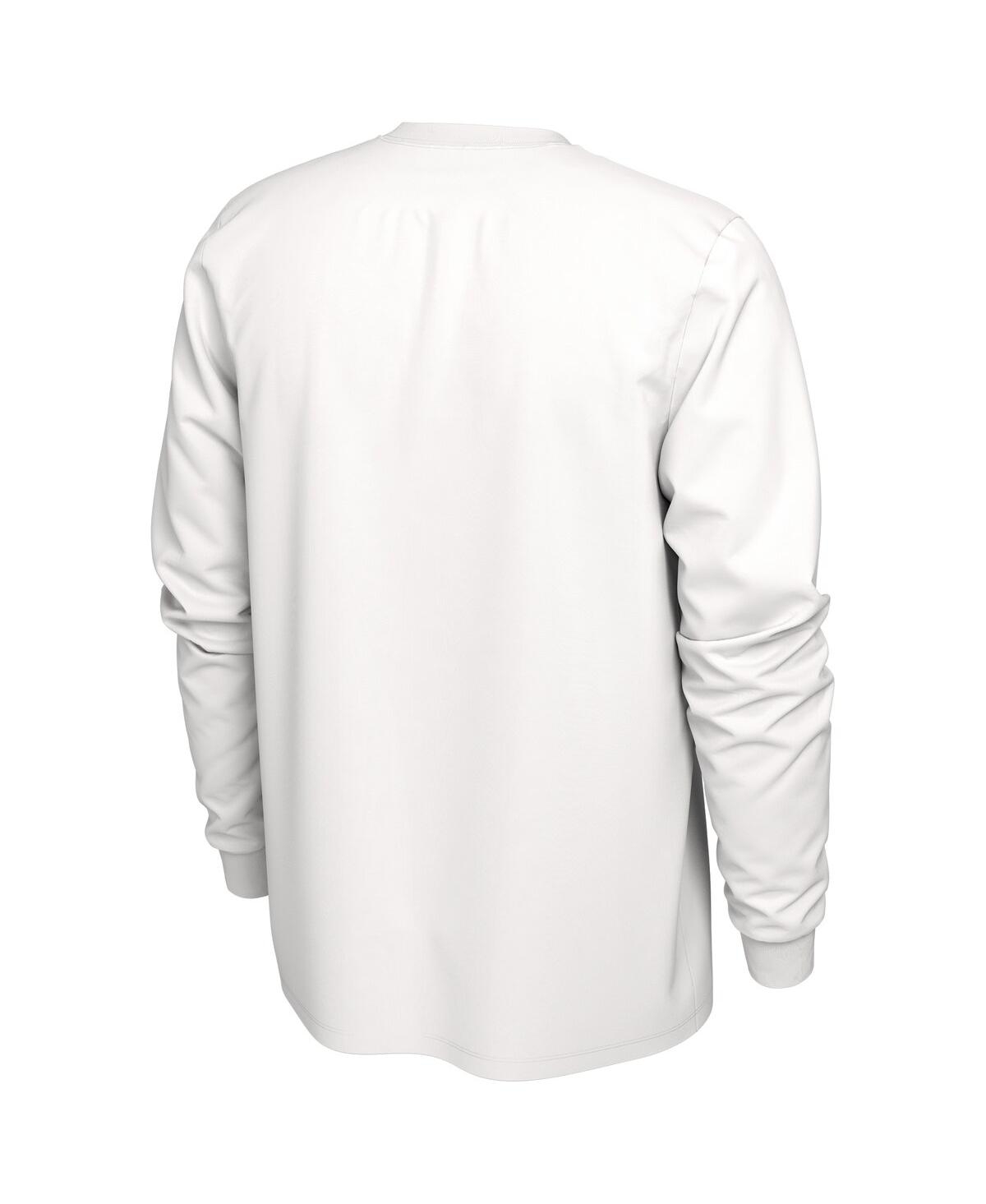 Men's NikeUConn Huskies 2023 Ncaa Men's Basketball National Champions Expressive Long Sleeve T-shirt - White