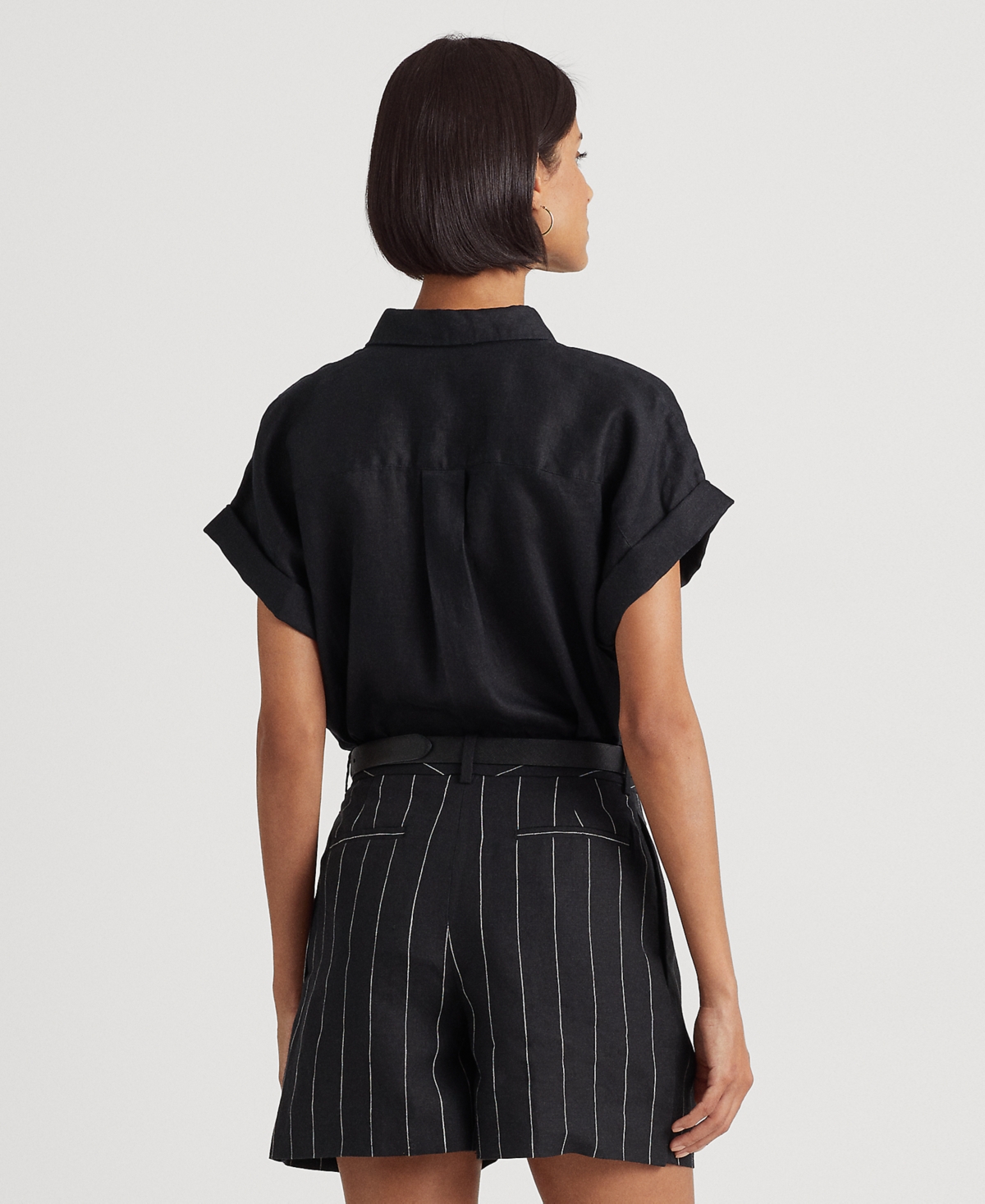 Lauren Ralph Lauren Dolman-Sleeve Linen Shirt