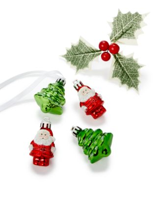 Holiday Lane - Mini Santa & Tree Ornaments
