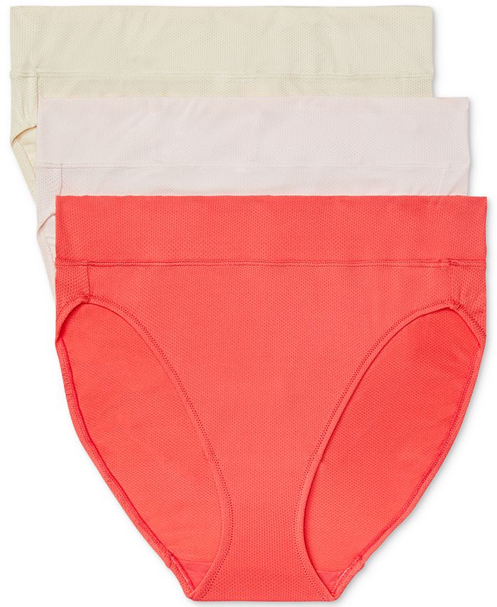 Warner's Women's 3Pk. No Pinching No Problems Mesh Microfiber HighLeg