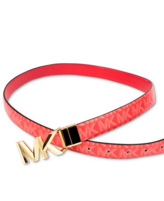 Michael kors shop belt mens red