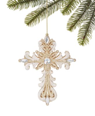 Holiday Lane - Blessed Light Gold Cross