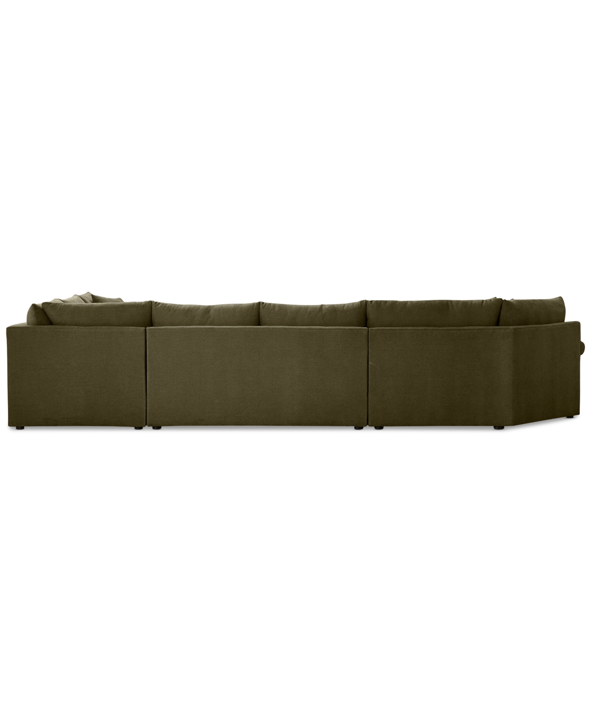 Wrenley 3-Pc. Fabric Sectional Full Sleeper Cuddler Chaise Sofa, Created for Macy's