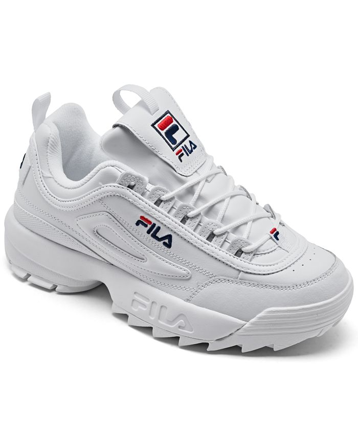 nikkel Efterligning kanal Fila Women's Disruptor II Premium Casual Athletic Sneakers from Finish Line  - Macy's