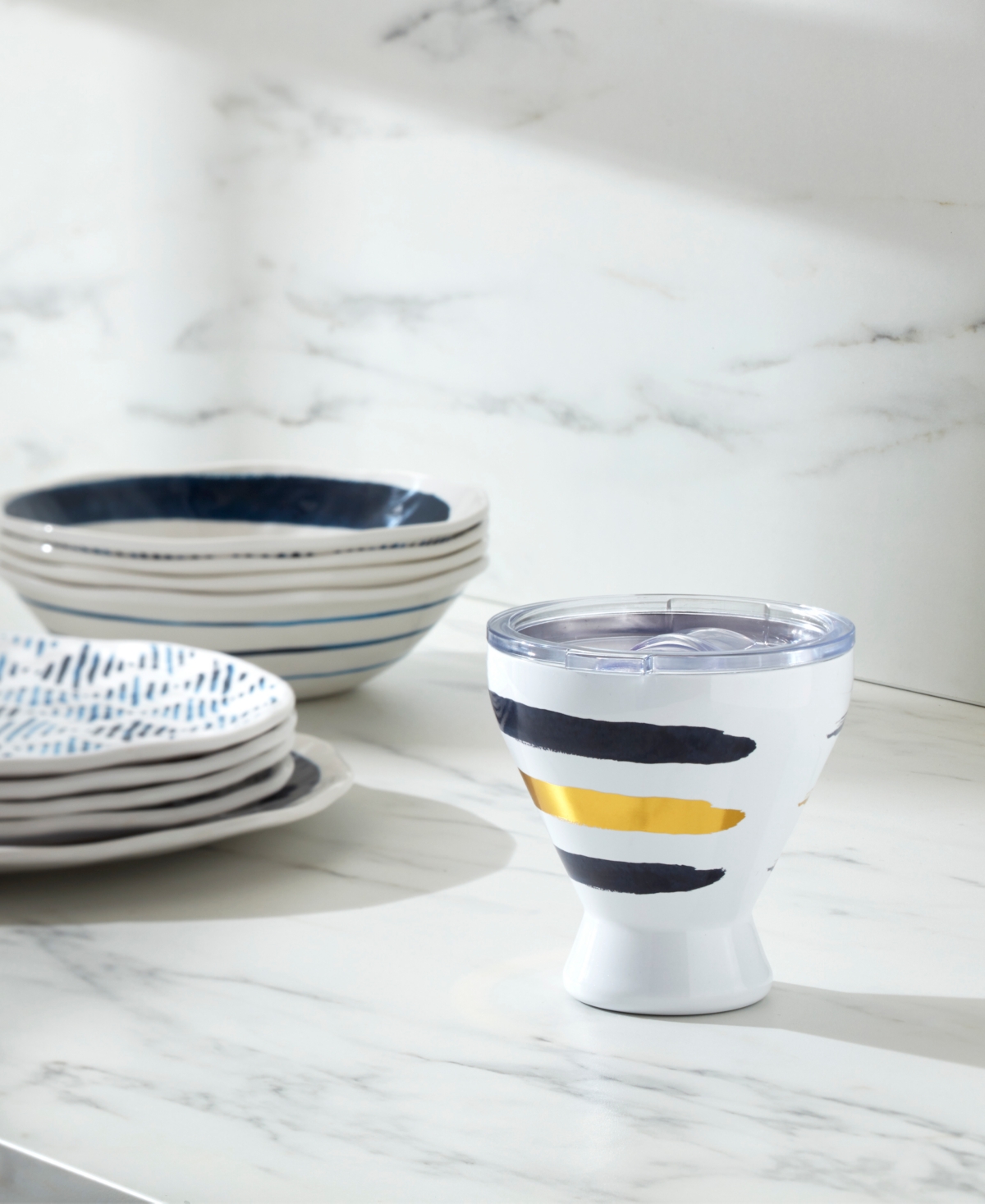 Lenox Blue Bay Stainless Steel Cocktail Tumbler