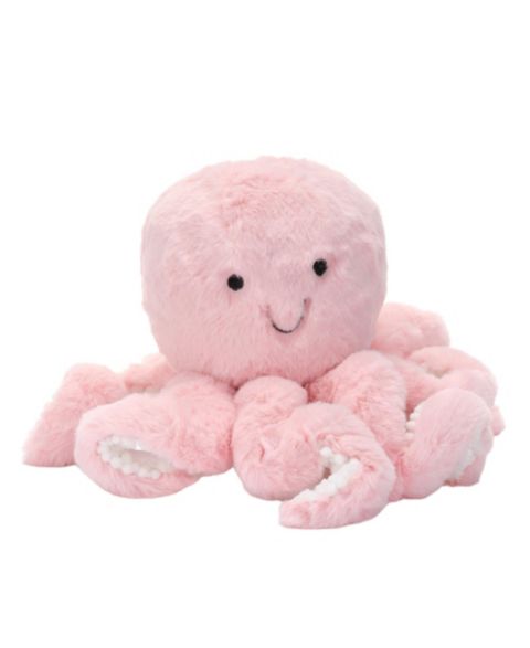 Детская мягкая игрушка Lambs & Ivy Sea Dreams Pink Plush Octopus Stuffed Animal Toy - Bubbles, цвет: Розовый