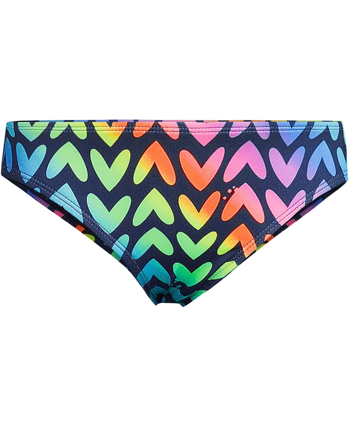 Lands End Child Girls Swim Bikini Bottoms In Deep Sea Navy