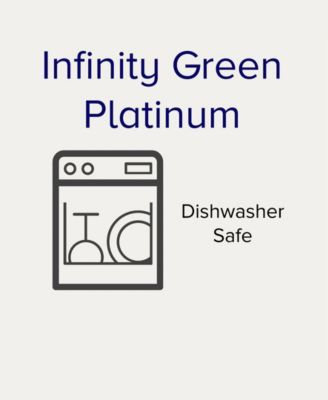 Infinity Platinum 4 Piece Dinner Plate Set , Service for 4