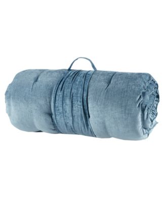 Edelia Poly Chenille Lounge Floor Pillow, 27 "x 74"