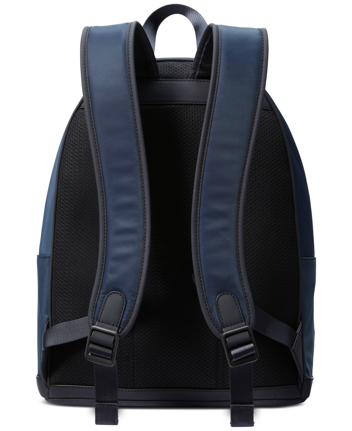 Shop Michael Kors Men's Malone Adjustable Solid Nylon Backpack In Navy
