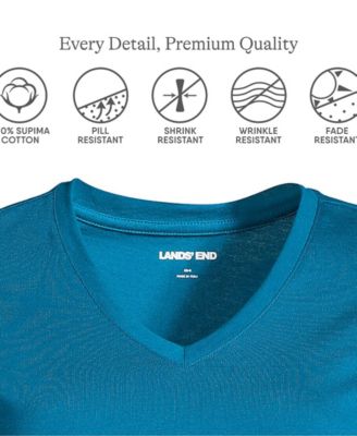 Women's Supima Cotton Long Sleeve V-Neck T-Shirt