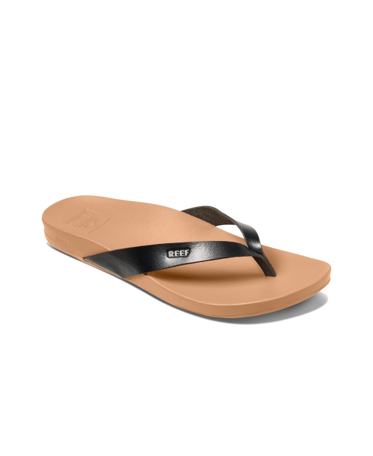 Reef Cushion Bounce Court Flip Flop In Black/natural