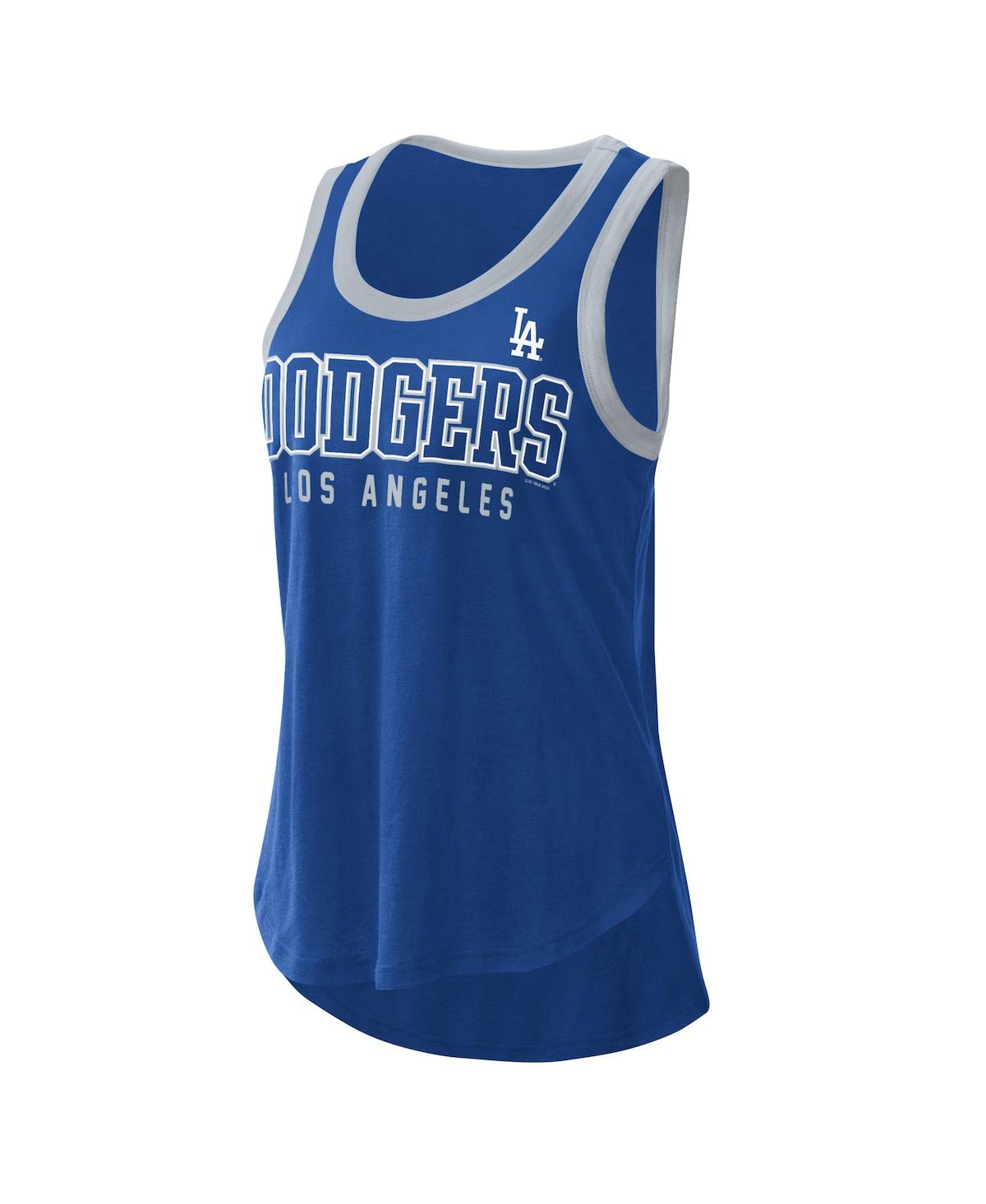 Women's G-iii 4Her by Carl Banks Royal Los Angeles Dodgers Clubhouse Tank Top - Royal
