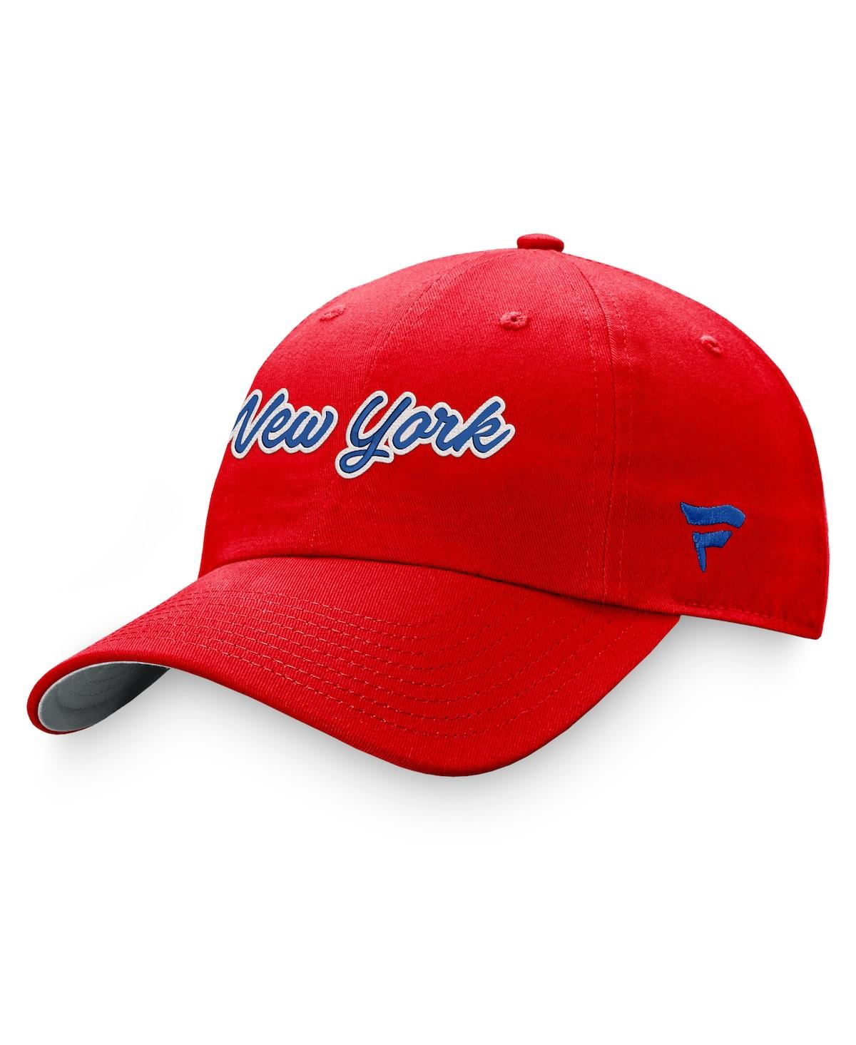 Women's FanaticsNew York Rangers Breakaway Adjustable Hat - Red