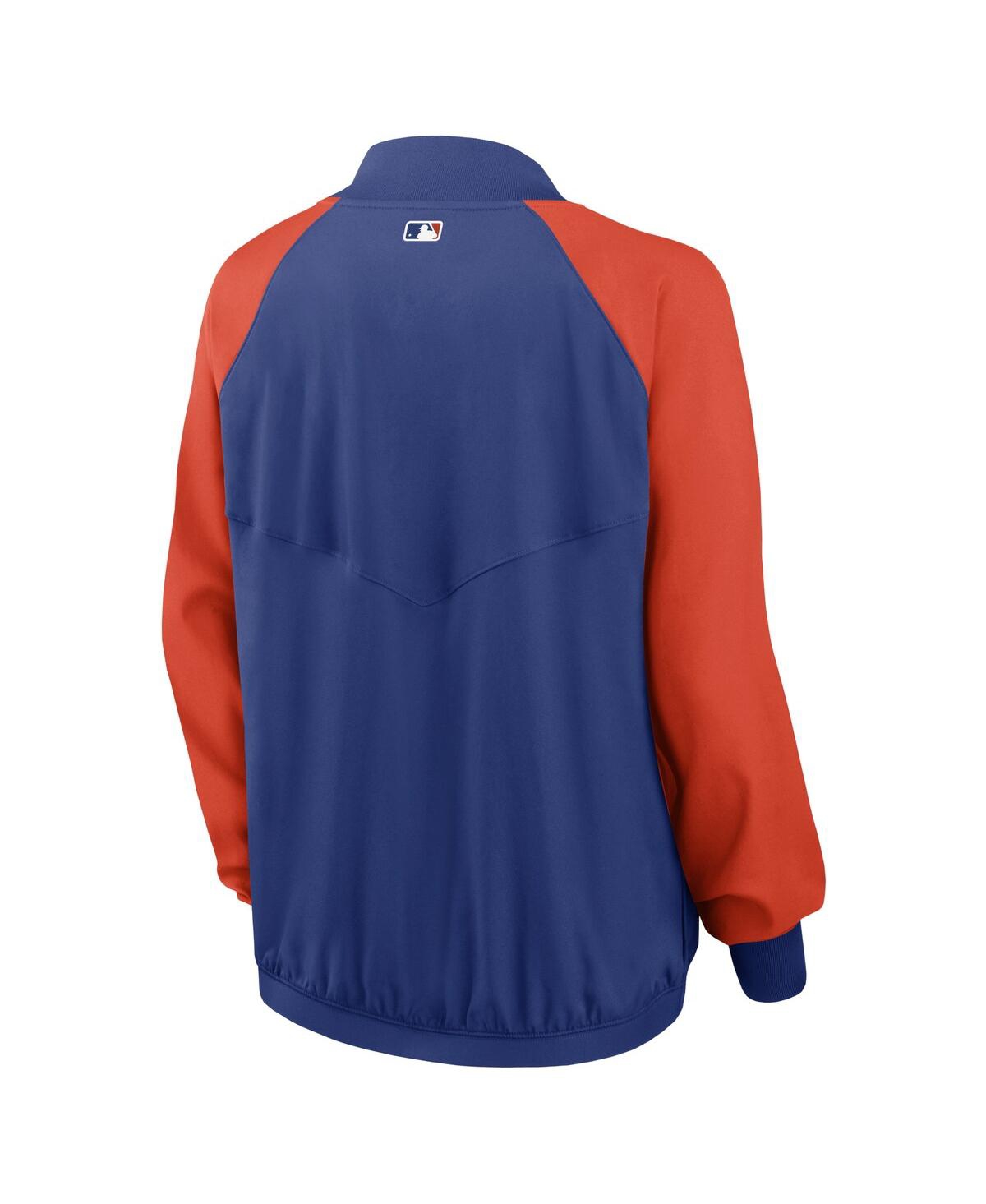 Shop Nike Women's  Royal New York Mets Authentic Collection Team Raglan Performance Full-zip Jacket