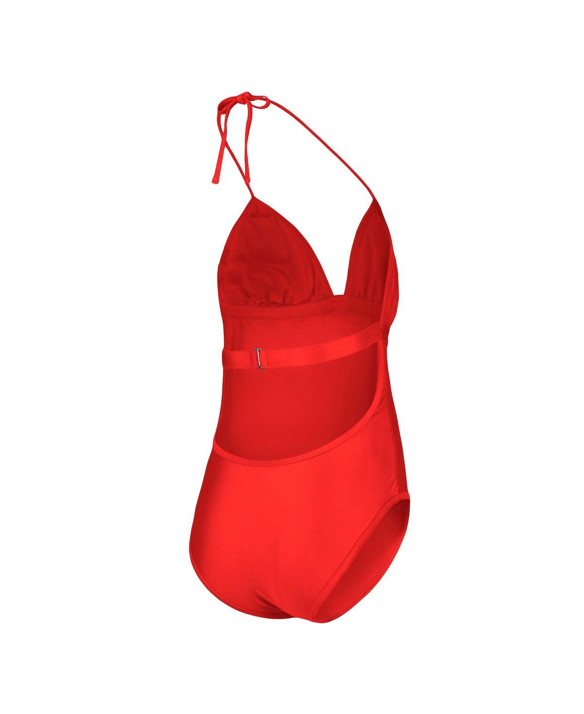 Shop G-iii 4her By Carl Banks Women's  Red St. Louis Cardinals Full Count One-piece Swimsuit