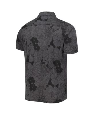 Men's Black Chicago White Sox Miramar Blooms Polo Shirt