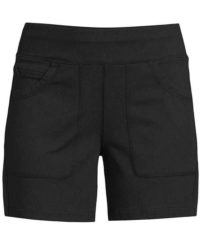 Lands' End Women's Active 5 Pocket Shorts Macy's