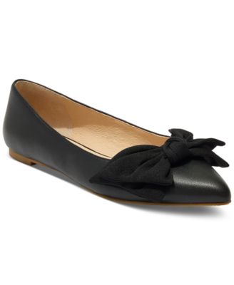 Jack Rogers - Women's Debra Pointed-Toe Slip-On Bow Ballet Flats