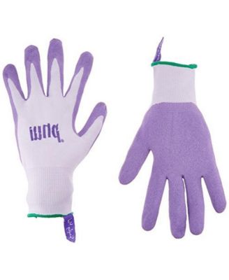 MUD Simply Mud Women's Nylon Garden Gloves, Passion Fruit, Size M