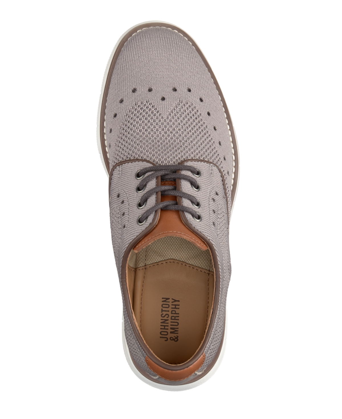 Johnston & Murphy Little Boys Holden Knit Wingtip Lace-Up Shoes