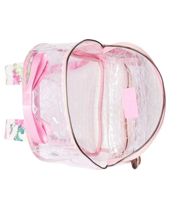 Betsey Johnson Clear Backpack with Pouch & Reviews Handbags