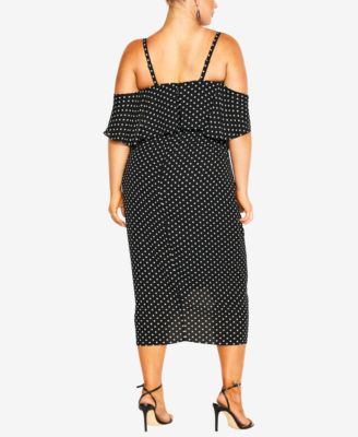 Plus Size Gina Spot Dress