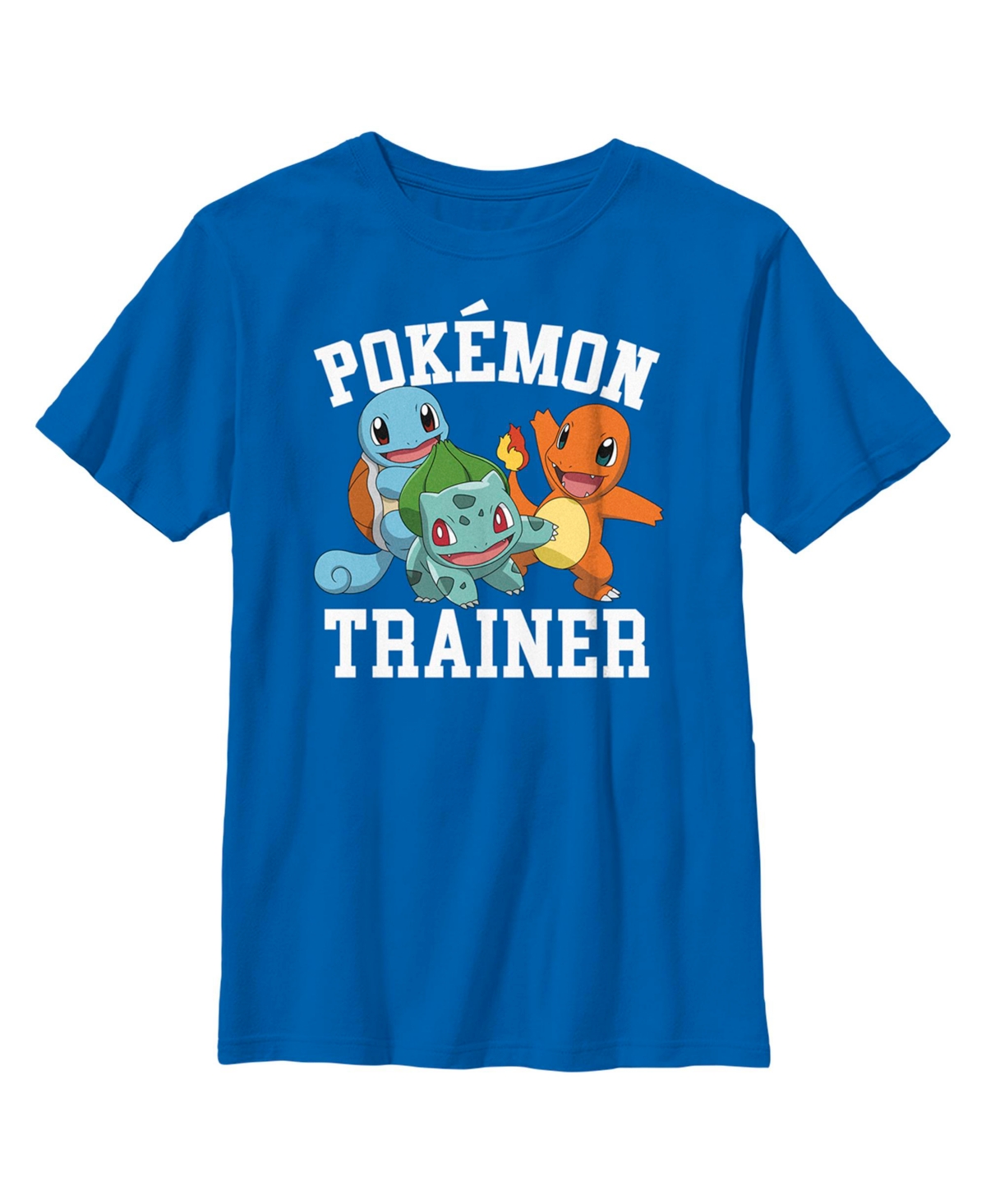 Nintendo Boy's Pokemon Trainer Characters Child T-shirt In Royal Blue