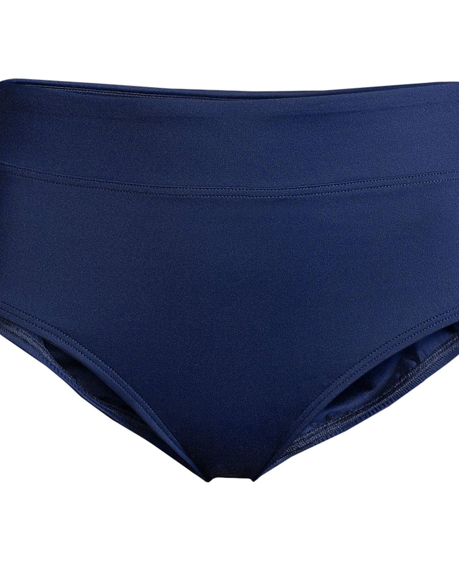 Women's Plus Size Tummy Control High Waisted Bikini Swim Bottoms