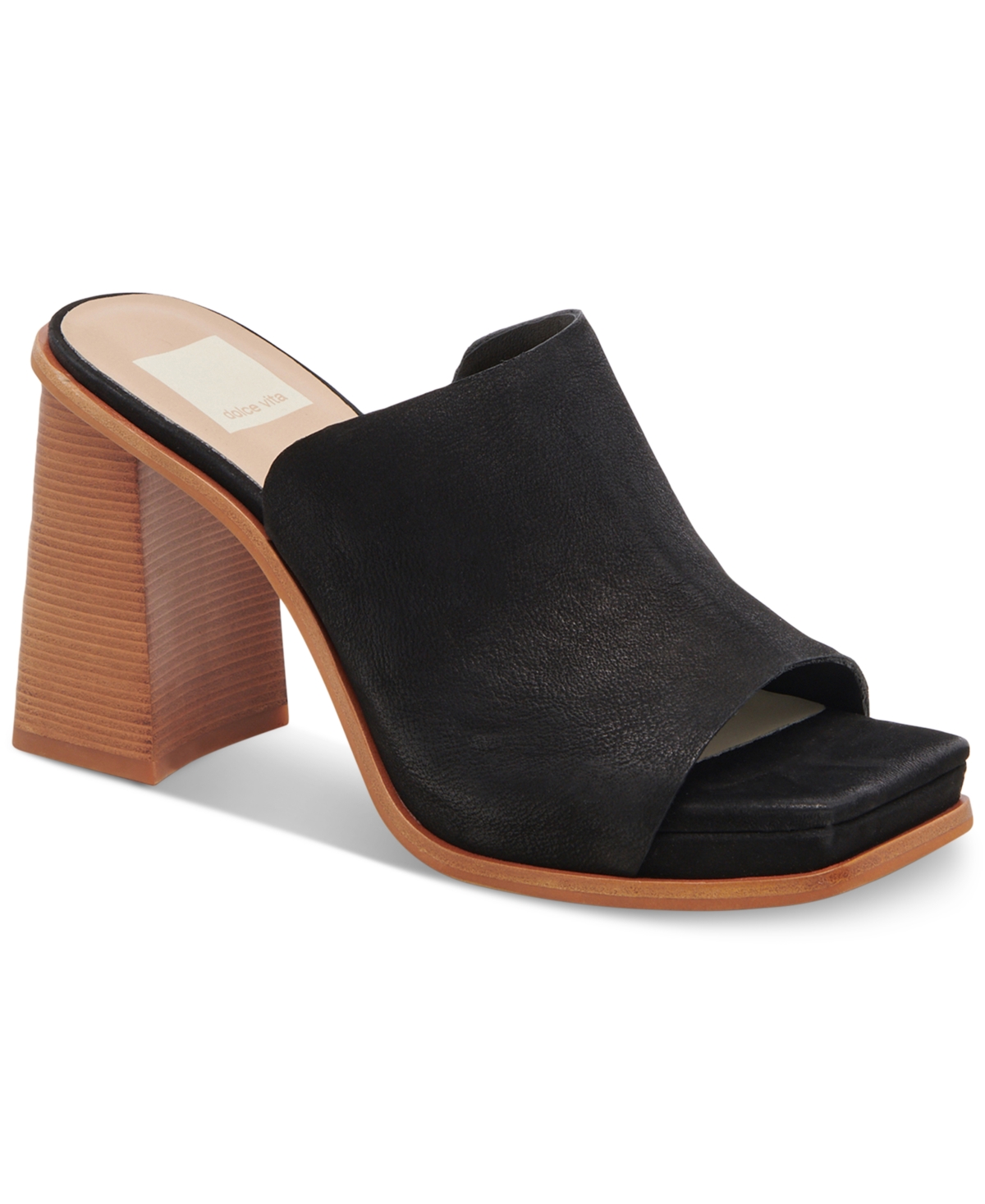 Dolce Vita Women's Anise Platform Slip-on Sandals In Black