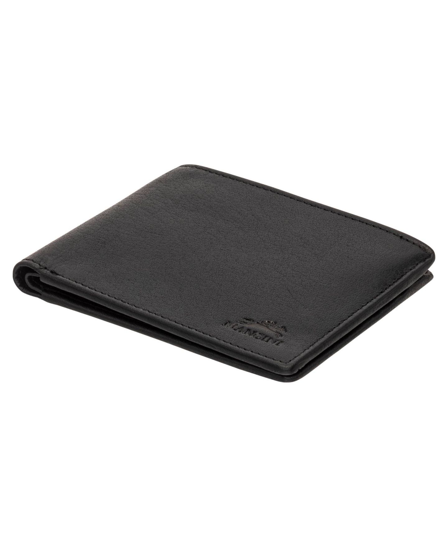 Мужской кошелёк Mancini Buffalo RFID Secure Billfold Wallet, цвет: Чёрный — фото 5