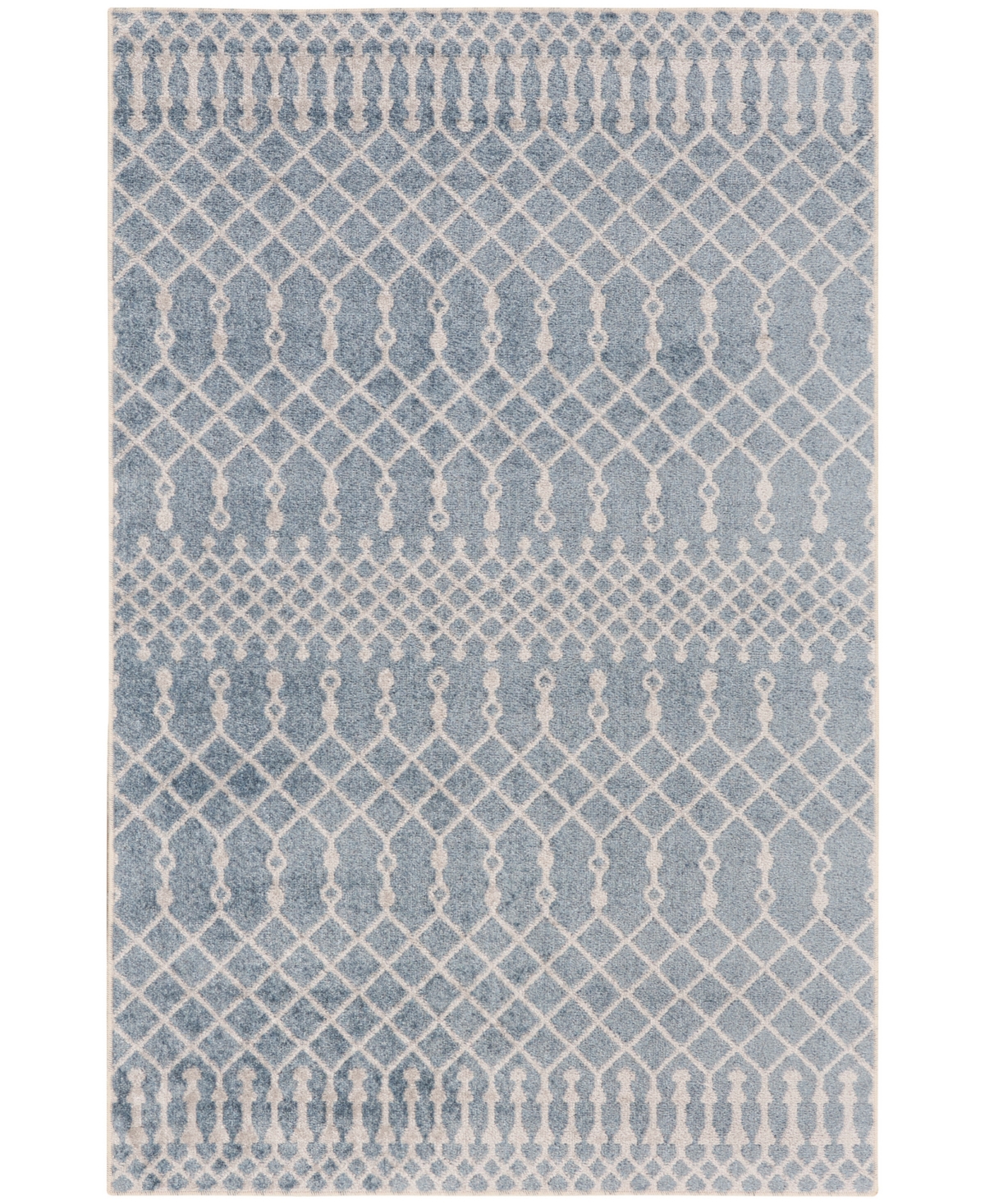 Shop Nourison Astra Machine Washable Asw10 7'10" X 10' Area Rug In Blue
