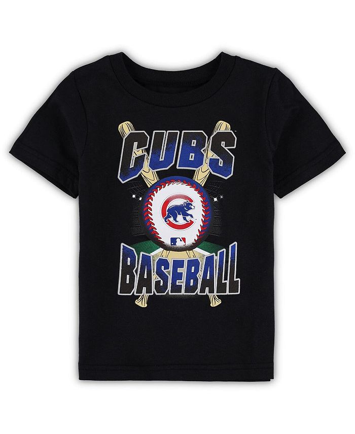 Outerstuff Toddler Boys and Girls Black Chicago Cubs Special Event T-shirt  - Macy's