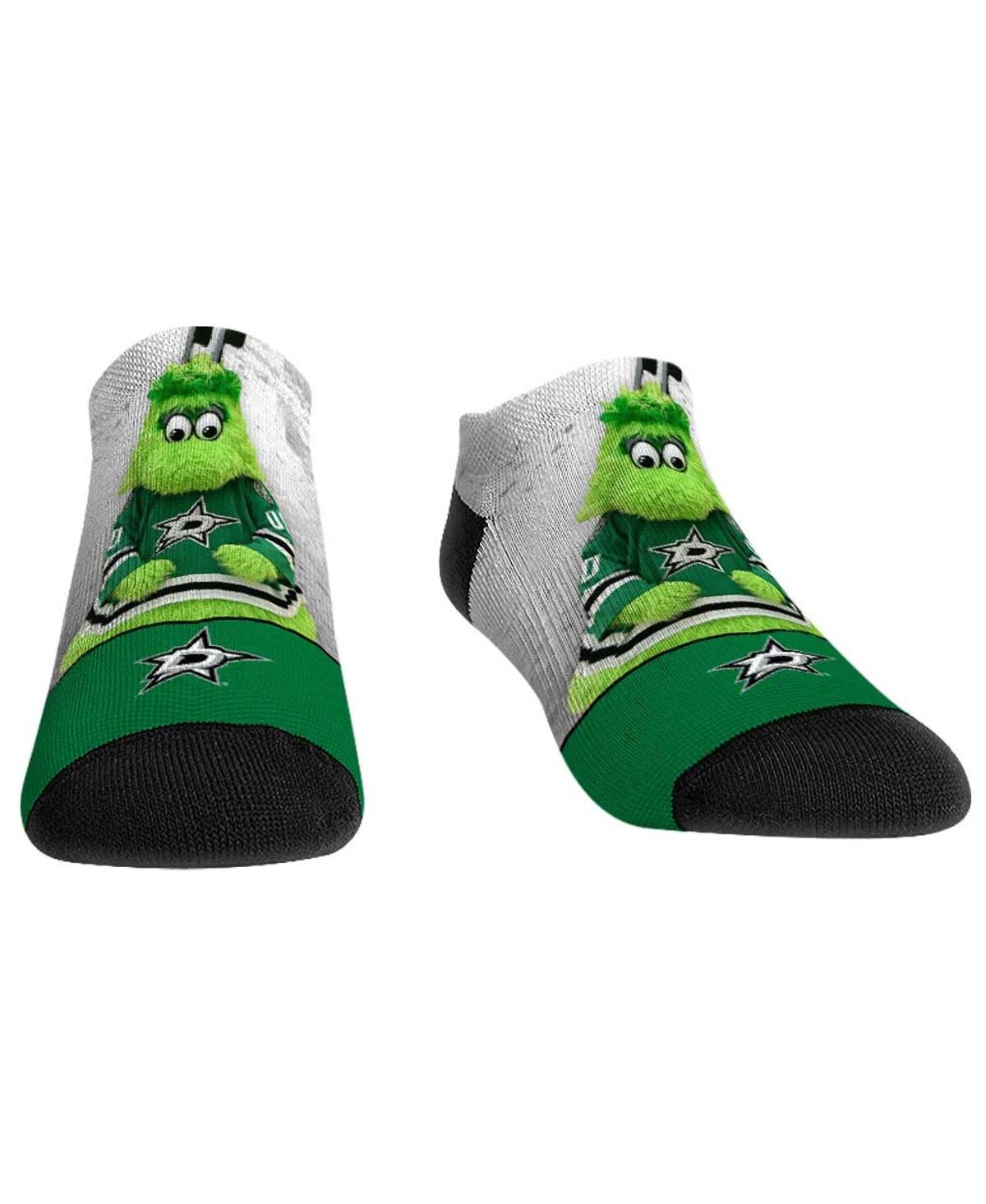 Men's and Women's Rock 'Em Socks Dallas Stars Mascot Walkout Low Cut Socks - Green