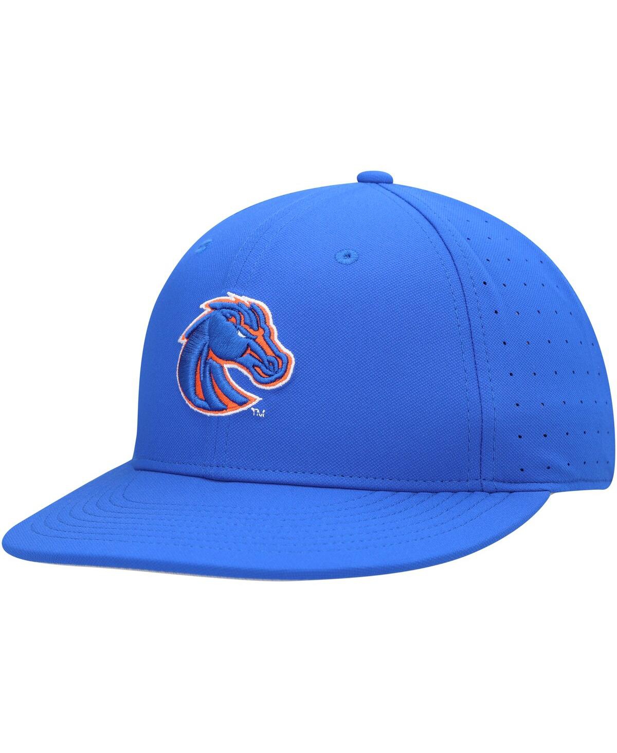 Shop Nike Men's  Royal Boise State Broncos Aero True Baseball Performance Fitted Hat