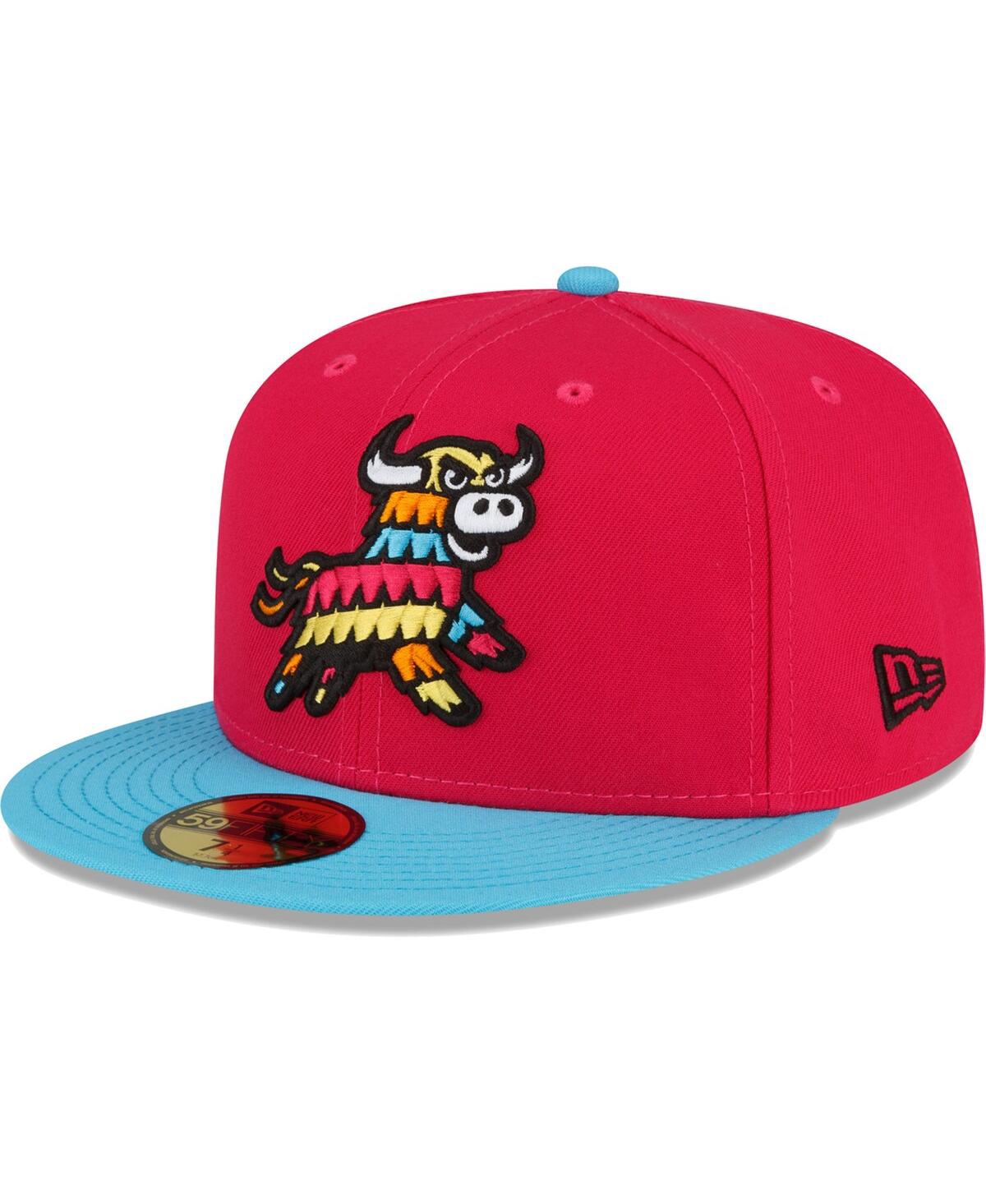 NEW ERA MEN'S NEW ERA CORAL ERIE SEAWOLVES COPA DE LA DIVERSION 59FIFTY FITTED HAT 