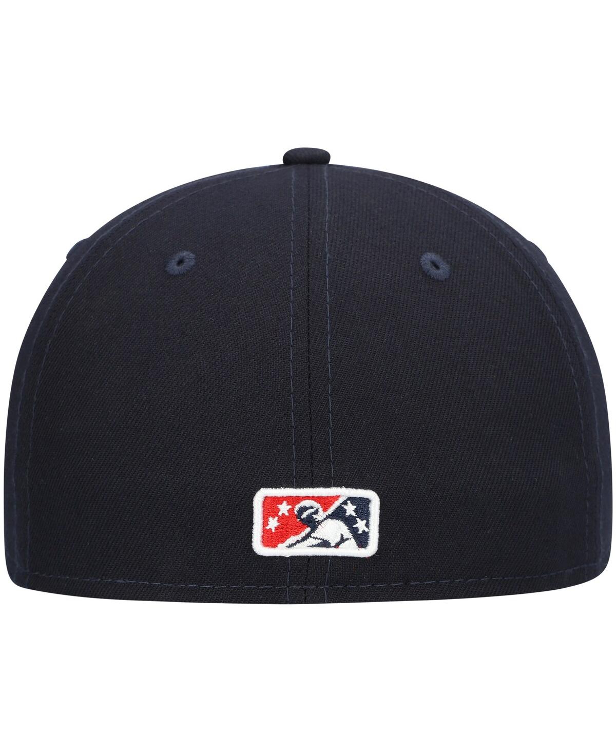 NEW ERA MEN'S NEW ERA NAVY NEW HAMPSHIRE FISHER CATS AUTHENTIC COLLECTION TEAM ALTERNATE 59FIFTY FITTED HAT 