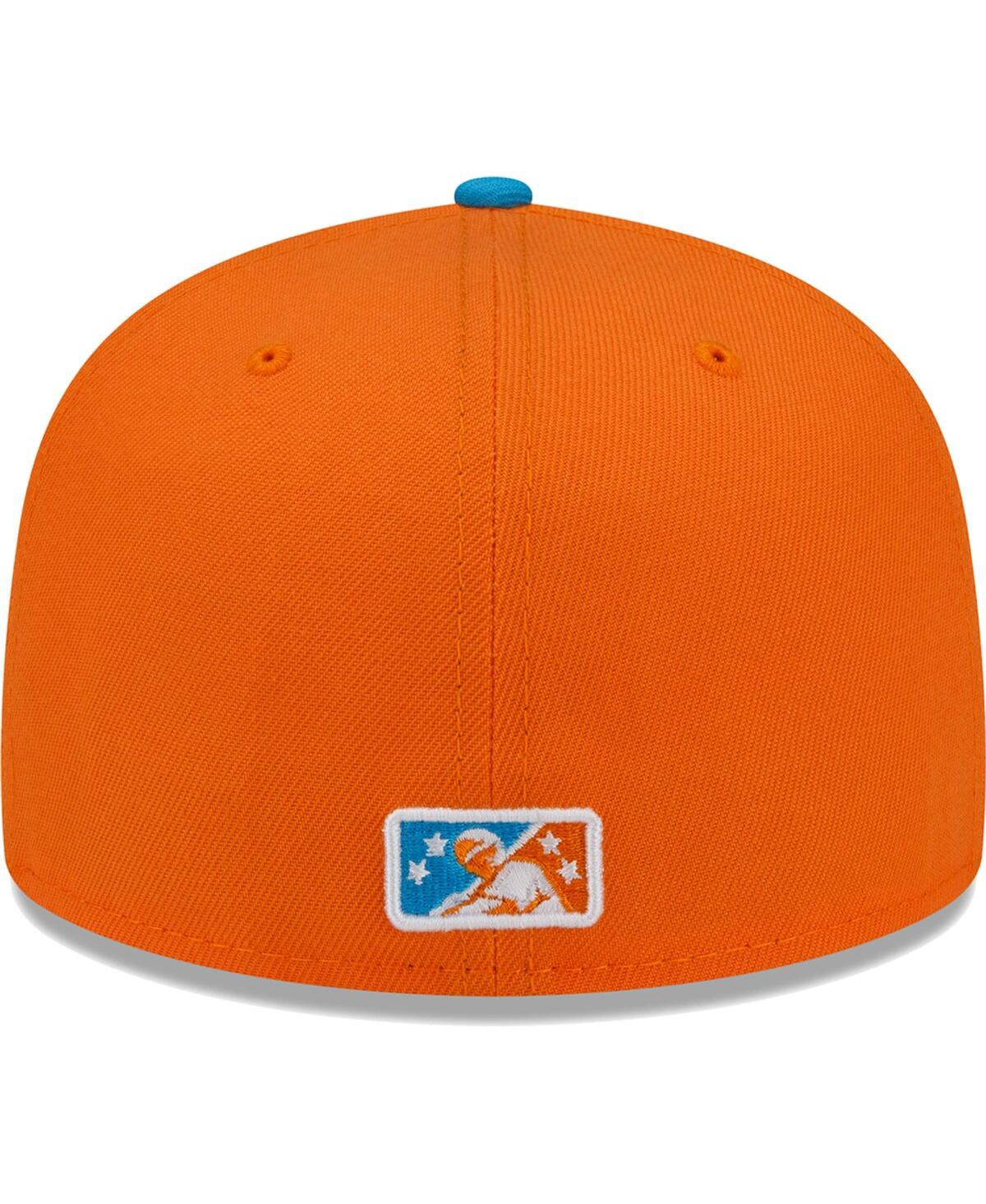 Shop New Era Men's  Orange Augusta Greenjackets Copa De La Diversion 59fifty Fitted Hat