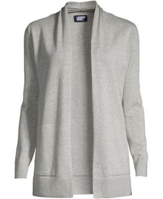 Plus Size Long Sleeve Open Long Cardigan Sweater