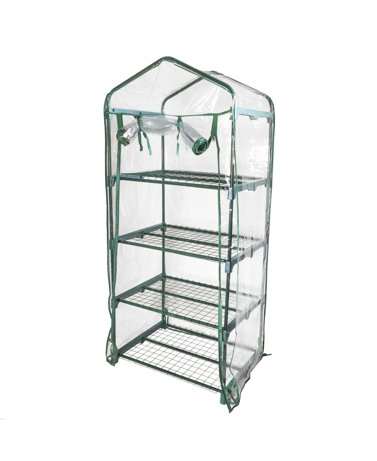 Personal Plastic Indoor Standing Greenhouse For Seed Starting and Propagation, Frost Protection Clear, Small, 27 Inches x 19 Inches x