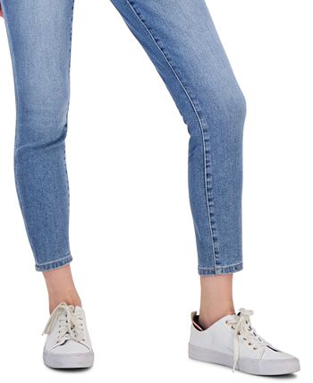Tommy Jeans TH Flex Curvy Skinny Ankle Jeans - Macy's