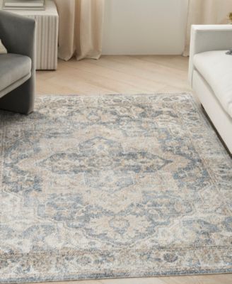 Astra Machine Washable ASW12 5'3" x 7' Area Rug