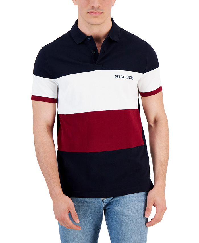 Tommy Hilfiger Men's Colorblocked Polo - Macy's