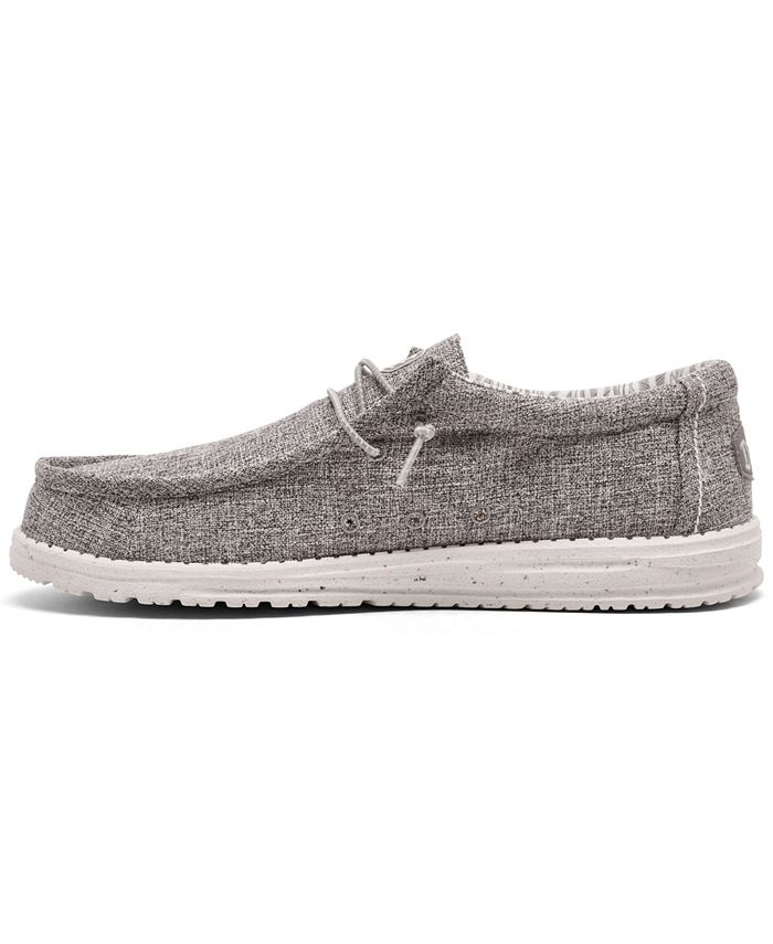 Hey Dude Men's Wally Linen Casual Moccasin Sneakers from Finish Line ...