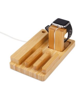 10.2A 6-Port USB Charging Station with 6 Device Slots, Silver