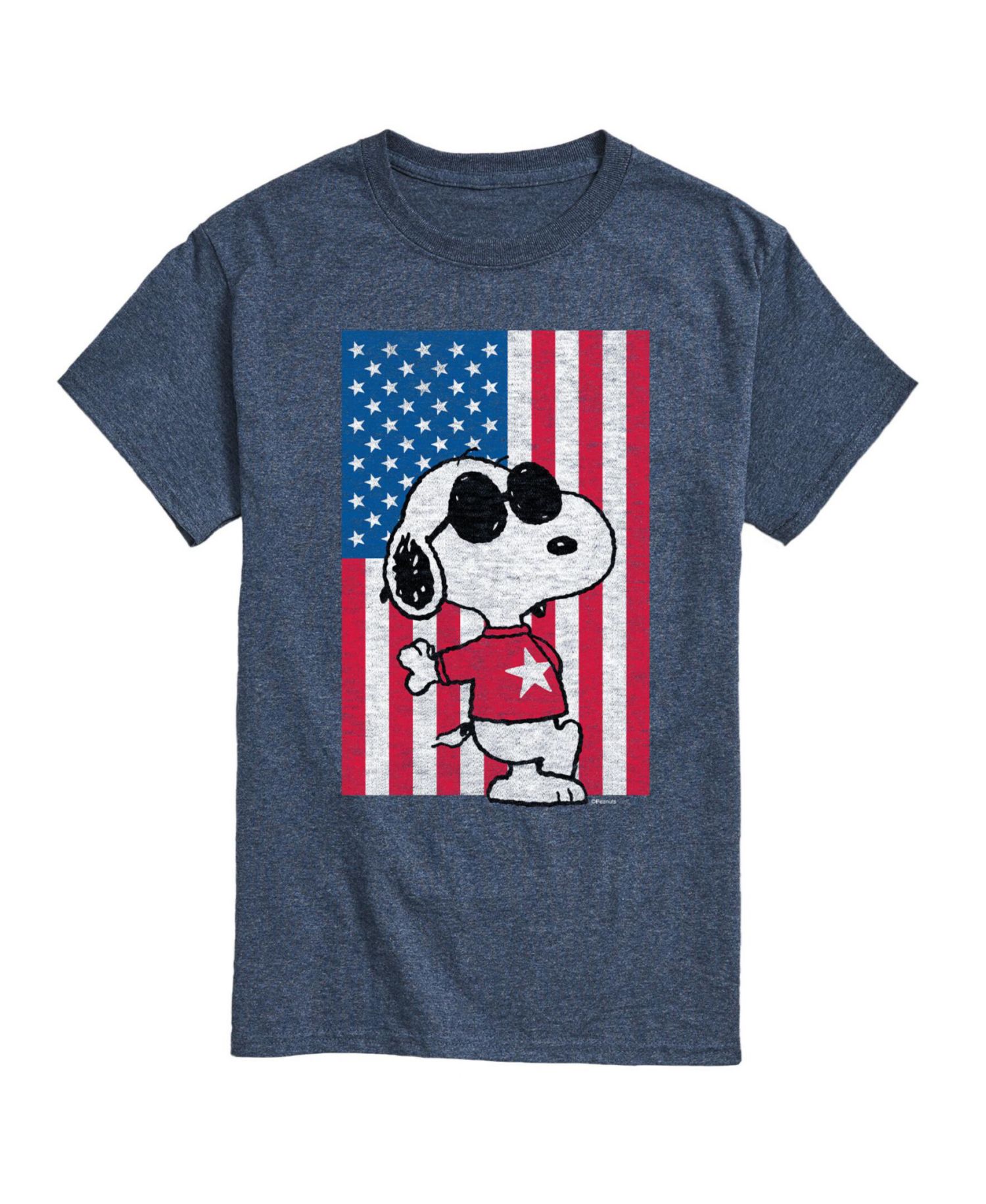 Men's Peanuts Americana Short Sleeves T-shirt