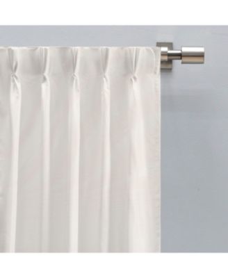 Grasscloth 2/Way Pinch Pleated w/Back Tabs Pair Curtain 100"W x 96"L