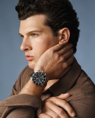 Men's Brandon Genuine Leather Band Watch 1012CBRL