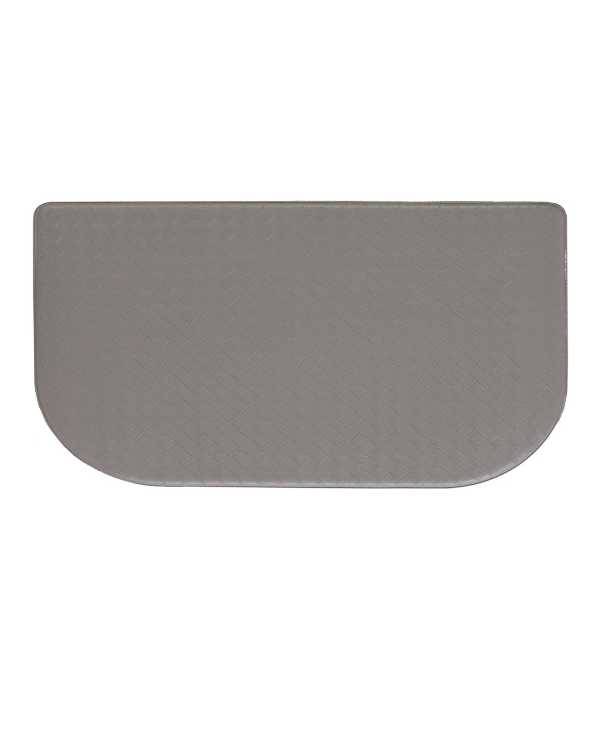 Chef Gear Playa Wedge Fatigue-resistant Kitchen Mat, 17.5" X 48" In Gray